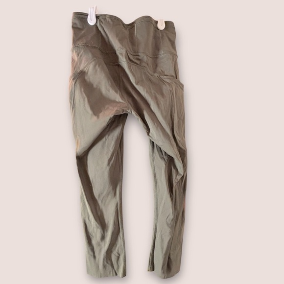 Lululemon Fast & Free Crop II *Nulux 19" in 
Dark Olive, Good Used Condition. - Picture 7 of 7